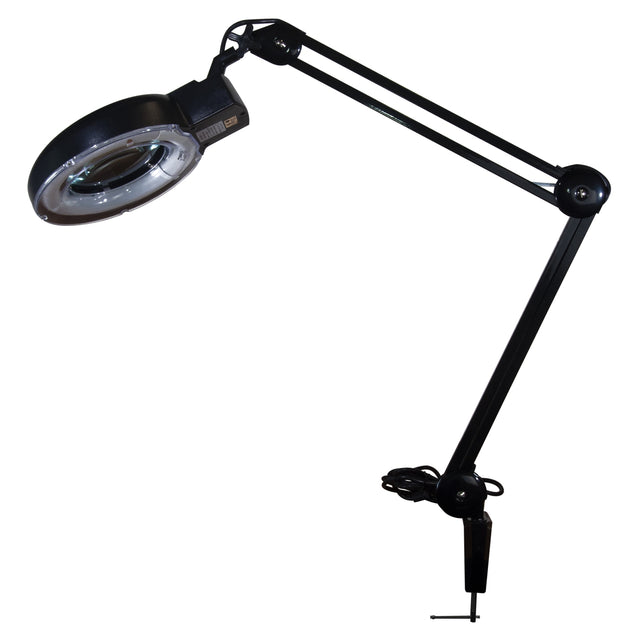 1.25X Black Magnifier Lamp with 5" Lens