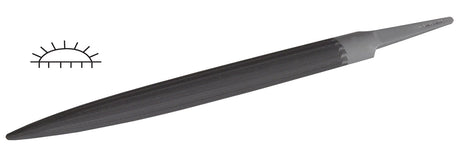 Glardon Vallorbe Swiss half round file 6-inch cut 0 coarse for metal shaping and finishing