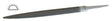 Glardon™ Vallorbe Swiss 6" Valtitan Half-Round Ring File Medium Cut #2 - LPV1566 by PMC Supplies
