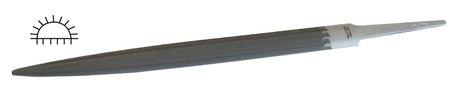 Glardon™ Vallorbe Swiss 6" Valtitan Half-Round Ring File Medium Cut #2 - LPV1566 by PMC Supplies