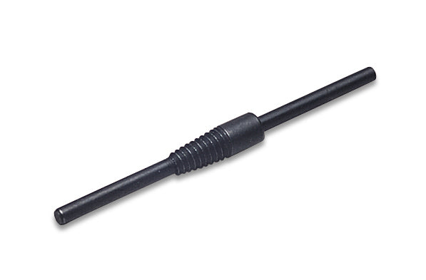 3/32" cartridge roll mandrel made of blackened tool steel for precision and durability