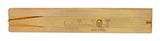 Brass depth gauge with vernier scale measuring 0-30 mm for precise depth measurement