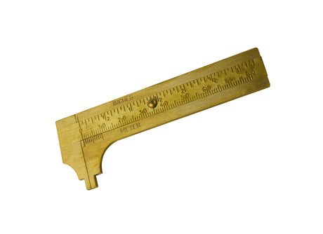 3" Sliding Solid Brass Gauge