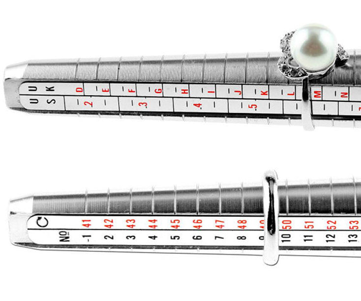 10" Aluminum Ring Stick with European and U.S. Sizes