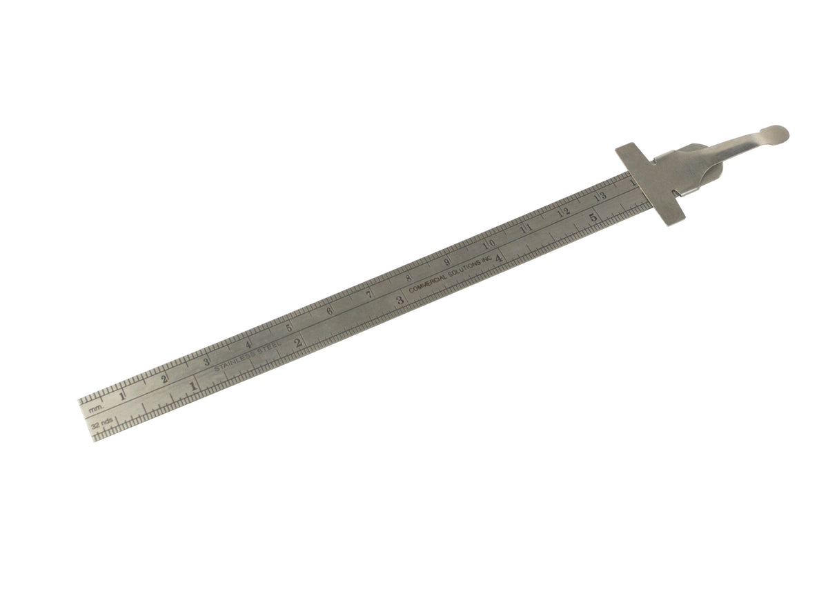 Pocket Clip Ruler 6-inch steel pocket ruler - Compact & Durable Measuring Tool – PMC Supplies