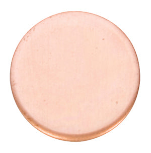 18ga copper circle 1.25 inch blank metal disc for jewelry making pack of 6