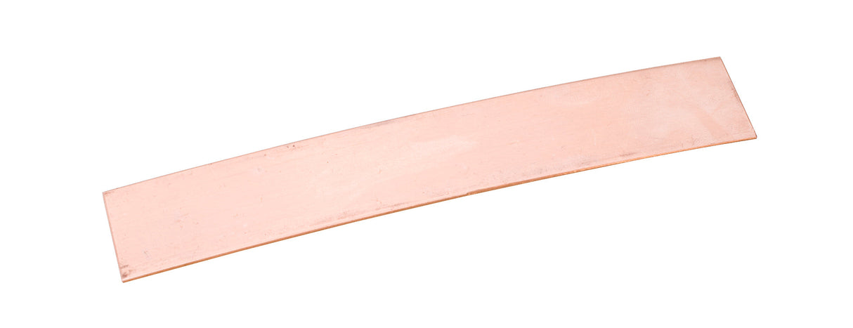 18ga copper bracelet blank 1 inch by 6 inch flat metal strip for jewelry making