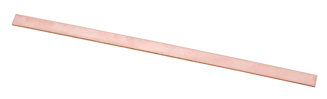 18ga copper strip 1/4 inch by 6 inch flat high-conductivity copper for electronics and crafts