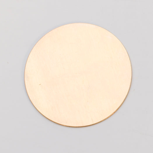 BRASS 24GA - 1.5" CIRCLE- PK/6 by PMC Supplies