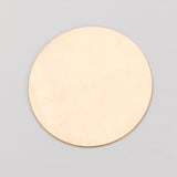 BRASS 24GA - 1.5" CIRCLE- PK/6 by PMC Supplies