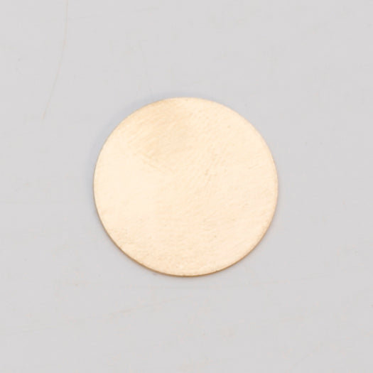 BRASS 24GA - 3/4" CIRCLE- PK/6 by PMC Supplies