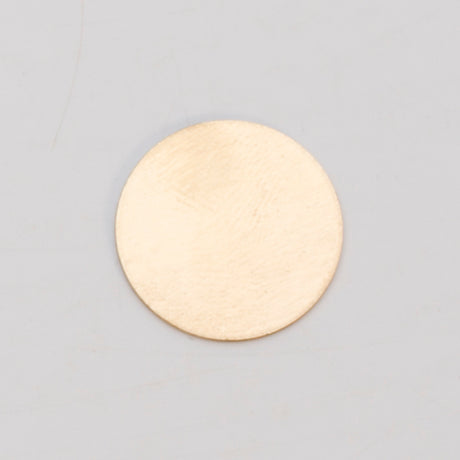 BRASS 24GA - 3/4" CIRCLE- PK/6 by PMC Supplies