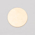 Round 1/2 inch brass disc made of 24 gauge brass for jewelry and crafts, pack of 6.