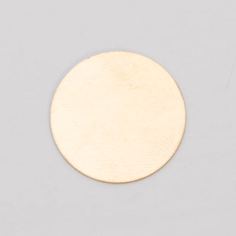 BRASS 24GA 1/2 inch circle brass sheet metal for jewelry making and metal crafting
