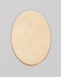 BRASS 24GA 25mm x 18mm oval brass jewelry component pack of 6 pieces