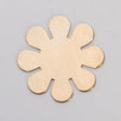 BRASS 24GA 15/16 inch 8 petal flower jewelry finding pack of 6