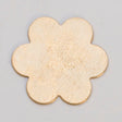 Brass 24GA 7/8 inch six-petal flower jewelry findings pack of 6