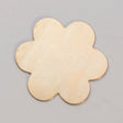 BRASS 24GA 1 3/8 inch 6-petal flower jewelry finding pack of 6