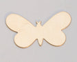 BRASS 24GA butterfly-shaped brass hardware fastener measuring 1 5/16" x 3/4"