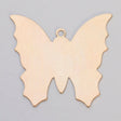 BRASS 24GA Butterfly component with ring for jewelry and craft projects, 1 3/8" x 1 1/4" size, pack of 6