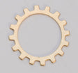 Brass 24GA 3/4 inch open gear component with durable corrosion-resistant finish