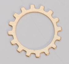 Brass 24GA 3/4 inch open gear component with durable corrosion-resistant finish
