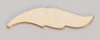 BRASS 24GA - FEATHER textured brass sheet piece for jewelry making and crafts pack of six