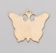 Brass 24GA small butterfly charm with ring 19mm x 15mm pack of 6 jewelry findings