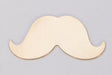 BRASS 24GA large brass mustache body jewelry 31mm x 14mm durable and lightweight accessory