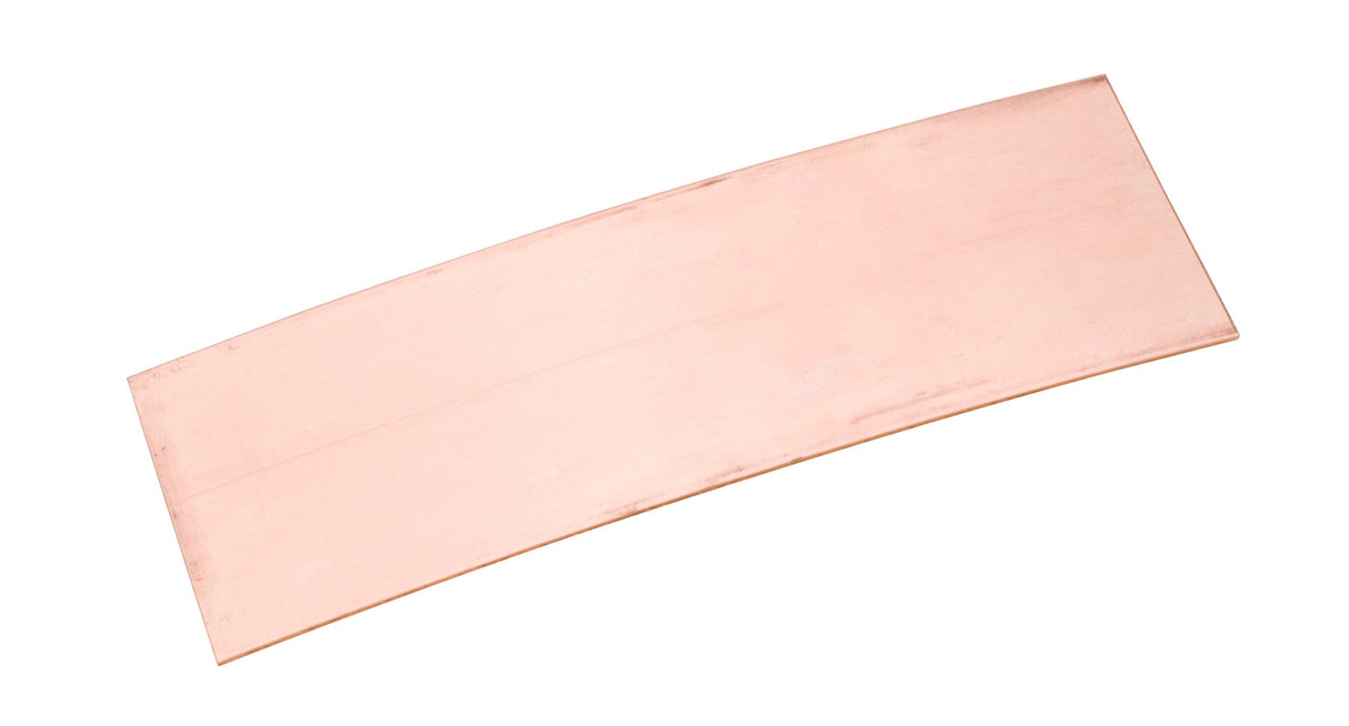 Copper wide bracelet blank 24ga metal sheet 2 by 6 inches for jewelry making