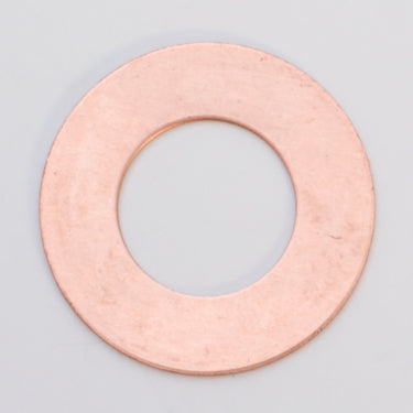 Copper 24GA 1 inch outer diameter copper washer with 1/2 inch ID for electrical and plumbing applications pack of 6