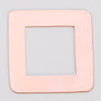 Copper 24GA square washer 1 3/16" outer, 11/16" inner diameter, pack of 6
