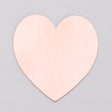 24GA copper large heart shape 1.375 by 1.5 inches for jewelry and crafts