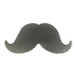 6/Pk of 24 Gauge Nickel Silver Large Mustaches - 31 MM x 14 MM Charm Blanks