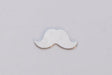 Nickel Silver 24GA small mustache charm 12.5mm x 6mm for jewelry making