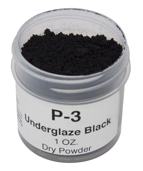 Thompson Lead-Free Underglaze Black P-3 1oz