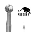 6/Pk Panther�� Tungsten Carbide Round Burs - 0.60 MM