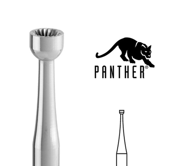 6/Pk Panther�� Cup Burs - 0.80 MM