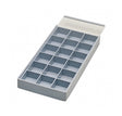 18 Compartment Tray w/ Sliding Lid