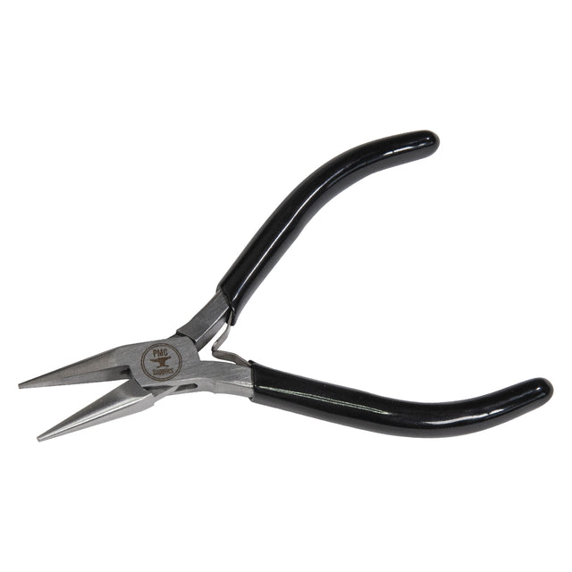 Slim 4-1/2" Chain Nose Pliers - Black