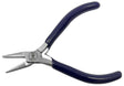 Slim 4-1/2" Flat Nose Pliers - Blue