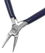 Slim 4-1/2" Flat Nose Pliers - Blue