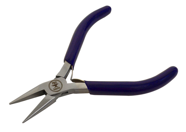 4-1/2" Slimline Chain Nose Pliers - Blue