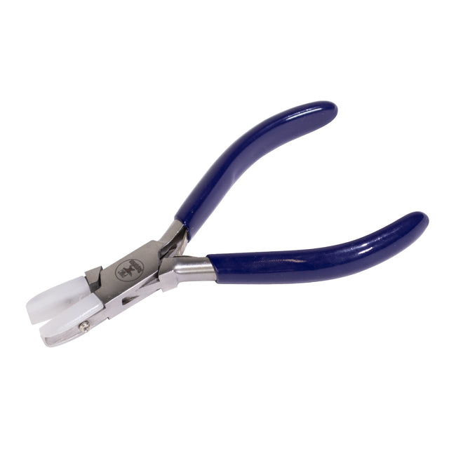 Slim Nylon Flat-Nose Pliers Blue Handles