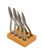 4-Piece Revere Plier Set w/ Wooden Stand