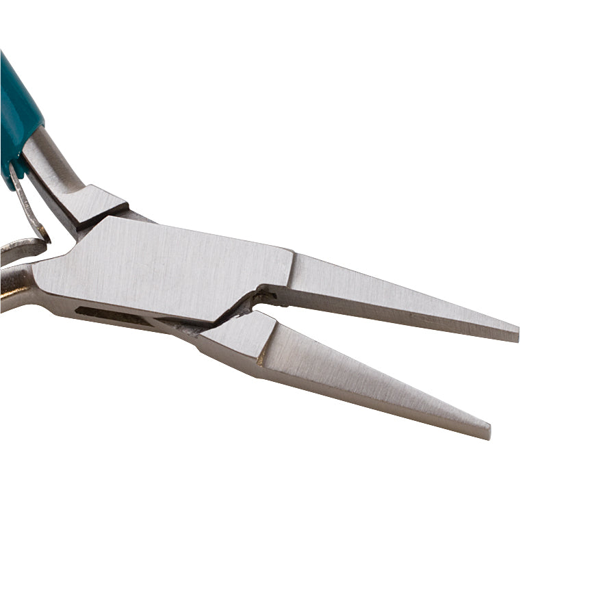 4-1/2" Teal Slimline Flat Nose Pliers