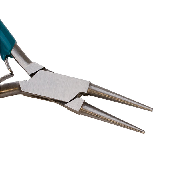 4-1/2" Teal Slimline Round Nose Pliers