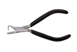 Hooked Jaw Dimple Forming Pliers - 1 mm w/ Black Handle