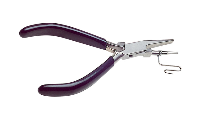 Stepped Flat Lower Jaw Wire Looping Pliers (2, 3, and 5 mm)