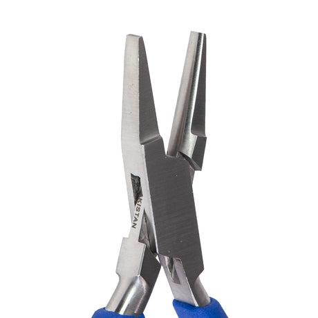 5" Value Flat Nose/Half-Round Bending Pliers